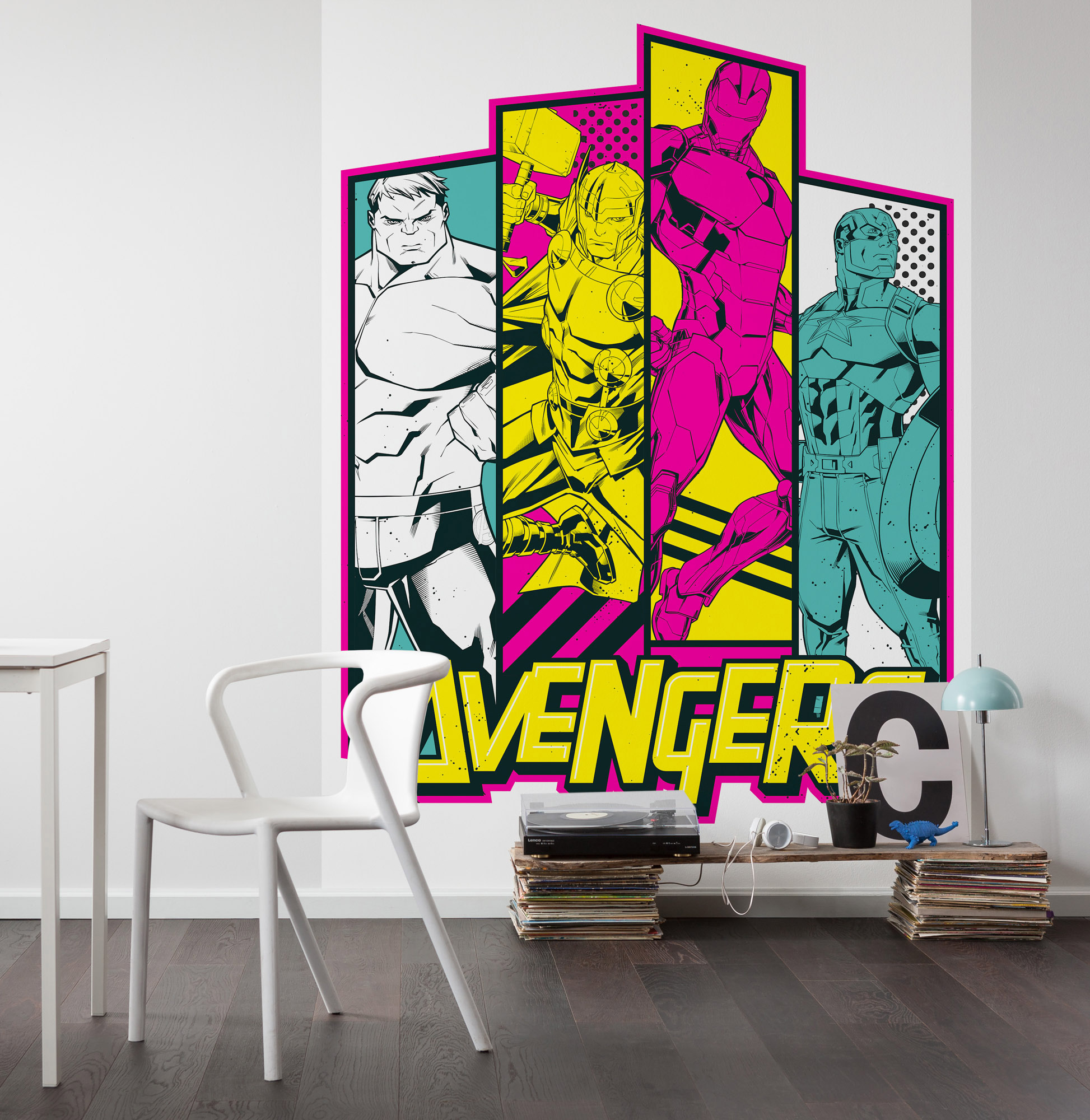 Papier Peint Panoramique Papier peint sur papier Avengers Movie Poster  de Komar®