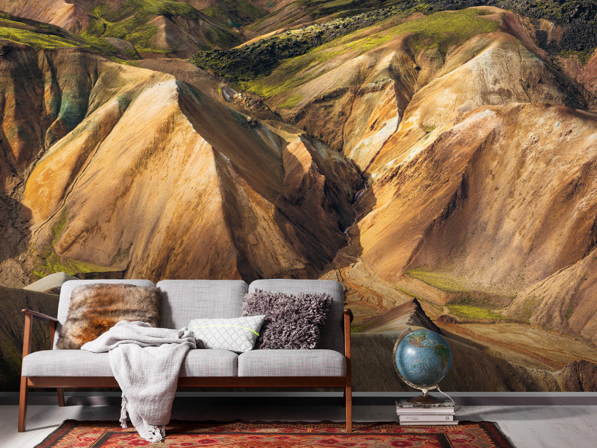 Non-woven photomural "Shiny Mountains"  from Komar | Stefan Hefele