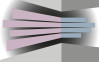 Perspective Fanning rose-bleu-grey - View 1