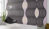 Wave rose-black-apricot - View 1