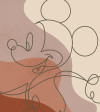 Mickey Line Drawing - View 1
