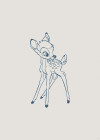 Bambi and Thumper Outline  - View 1