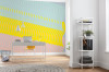 Comb bleu-yellowapricot - View 1