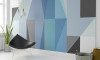 Gem Stone Rhombus blue-black - View 1