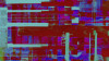 Stripes Flowing merlot-ice - View 1