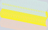 Comb bleu-yellowapricot - View 1