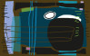 Composition 5 brown-blue - View 1