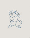 Bambi and Thumper Outline  - View 1