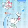Winnie the Pooh Piglet and Stars