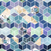 Geometric Blue