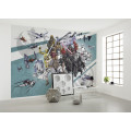 Star Wars Cartoon Collage Wide - Thumbnail View 1
