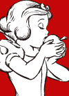 Snow White Apple Bite - red