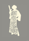 Star Wars Silhouette Quotes Leia