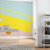 Comb bleu-yellowapricot - View 1