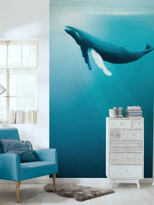 Artsy Humpback Whale - Slider Item - View 1