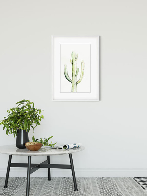 Saguaro Watercolor - Slider Item - View 1