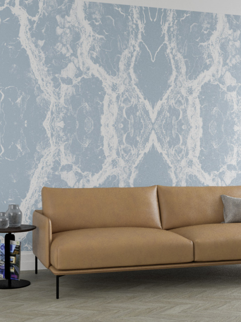 Oak Bark greyblue-white - View 1