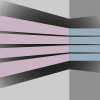 Perspective Fanning rose-bleu-grey - Thumbnail View 1