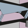 Perspective Table bleu-grey-rose - Thumbnail View 1