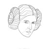 Star Wars Classic Force Faces Leia - Thumbnail View 1