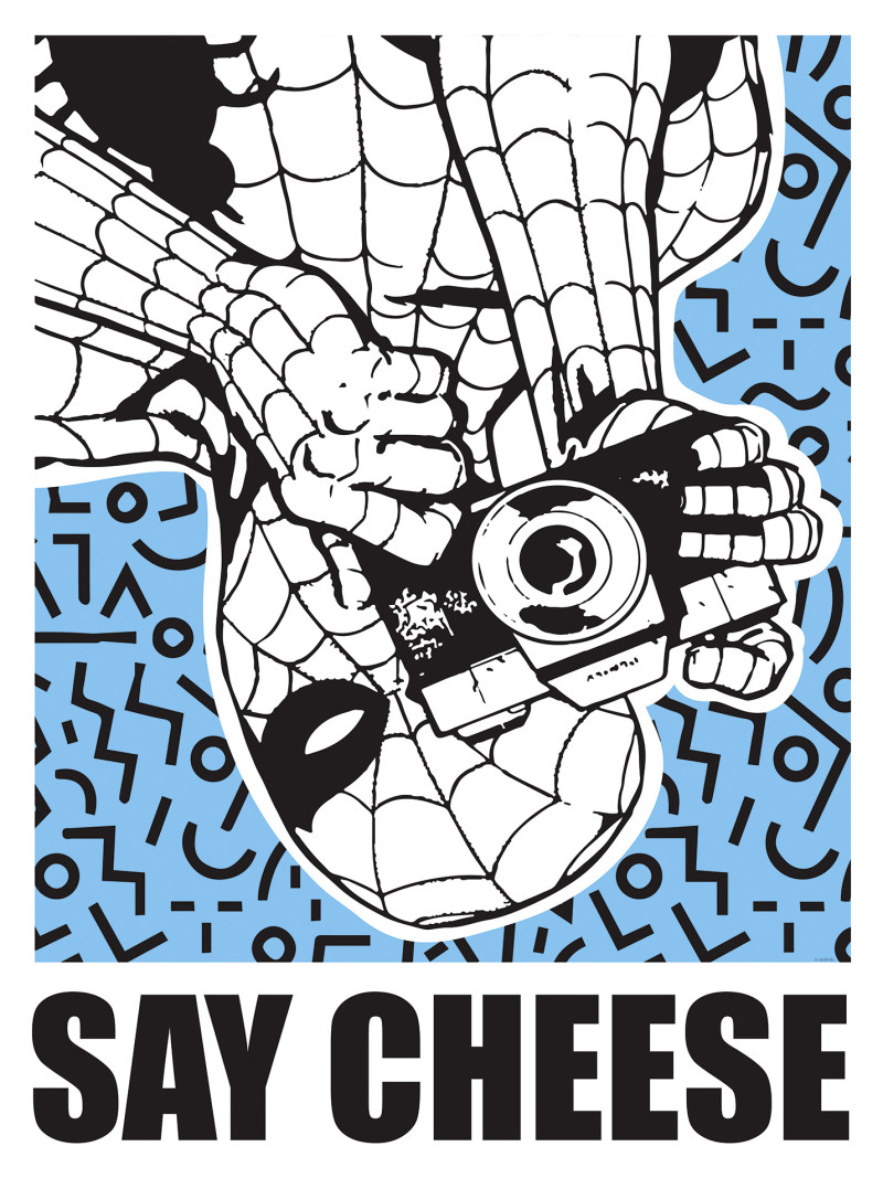 Marvel Spider-Man Say Cheese Blue - Thumbnail View 1