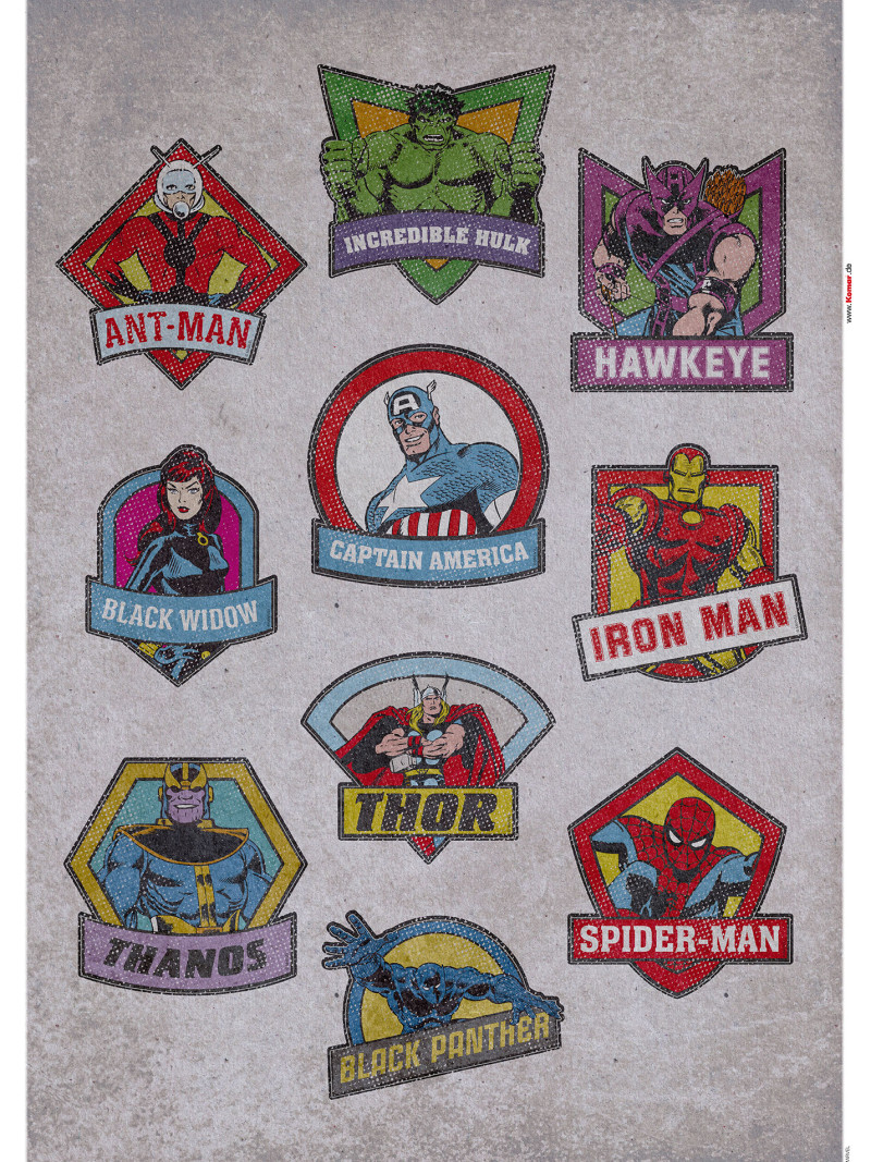 Avengers  Classic Badges - Thumbnail View 1