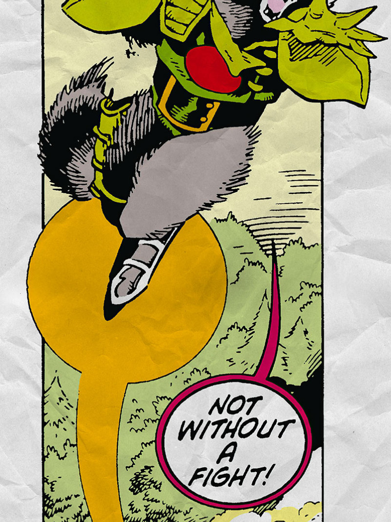 Guardians Retro Comic Rocket Raccoon - Thumbnail View 1