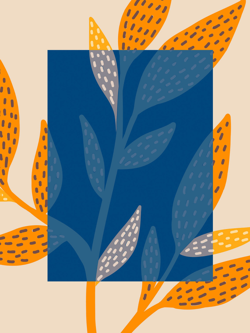 Illustration Colorful Foliage - Thumbnail View 1