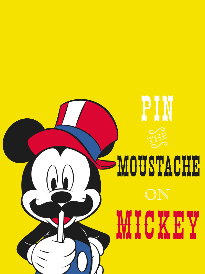 Mickey Mouse Moustache - Thumbnail View 1