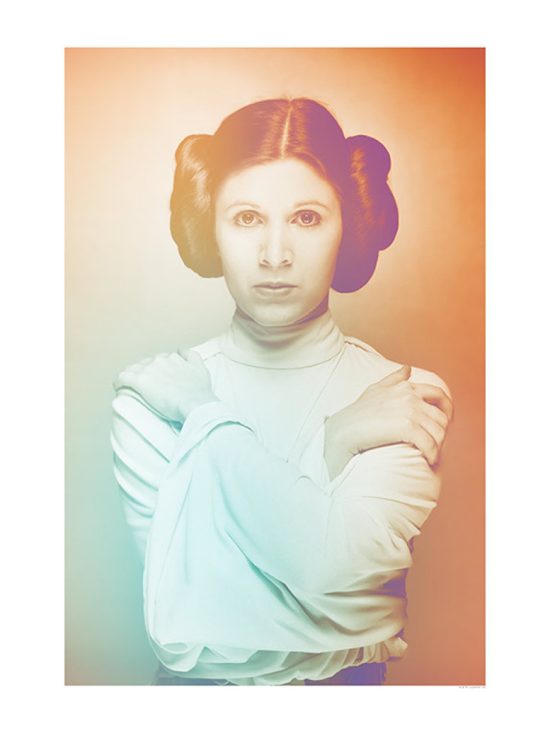 Star Wars Classic Icons Color Leia - Thumbnail View 1