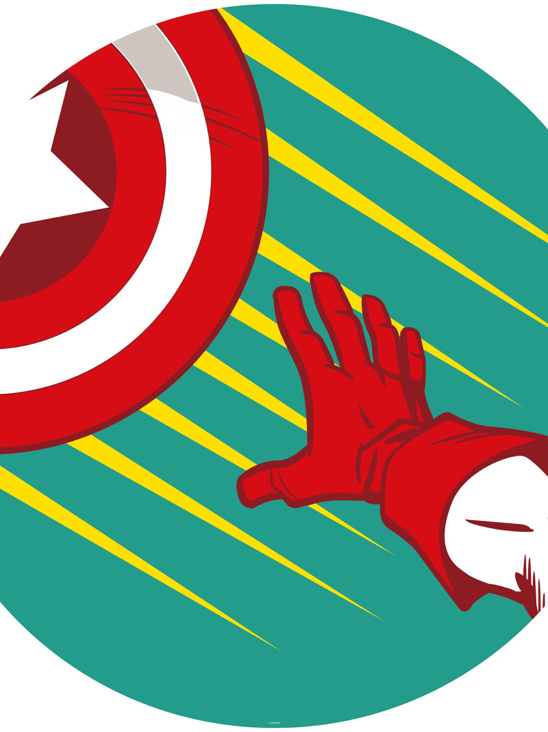 Avengers Captain's Shield Pop Art - Thumbnail View 1