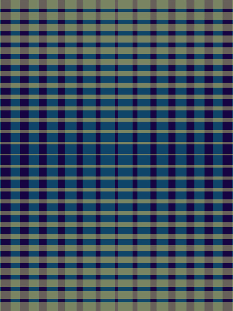 Chequered blue-beige - Thumbnail View 1