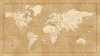 Vintage World Map - View 1