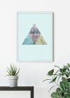 Triangles Top Blue