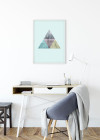 Triangles Top Blue