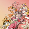 Flamingos and Lillys