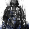 Star Wars Watercolor Vader