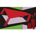 Perspective Table red-green-rose - Thumbnail View 1