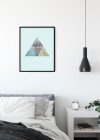 Triangles Top Blue