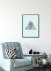 Triangles Top Blue
