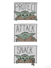 Star Wars Mandalorian The Child Protect Attack Snack