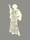 Star Wars Silhouette Quotes Leia