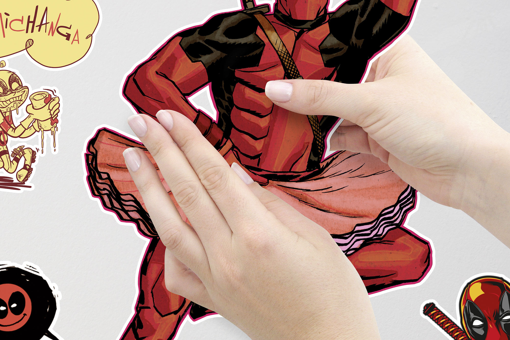 Komar Wandtattoo Deadpool Posing Disney Deadpool Posing B/L: ca. 100x70 cm  ▷ online bei POCO kaufen