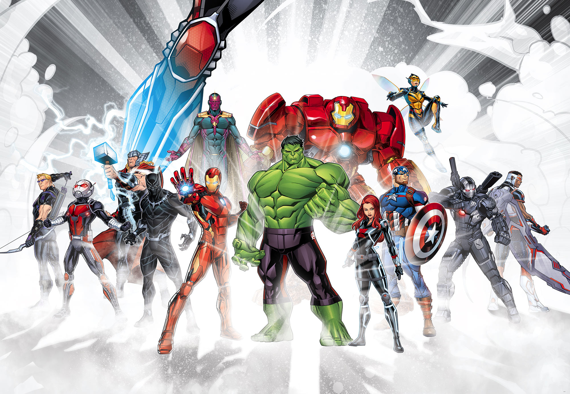 Fototapeten  Fototapete auf Papier Marvel Avengers Unite von Komar®