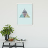 Triangles Top Blue - View 1