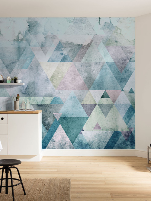 Triangles Blue - Slider Item - View 1