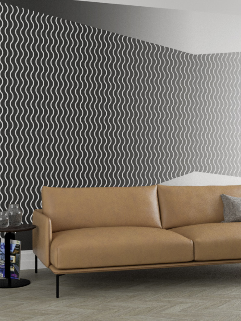 Wave Wall white-greygrey - View 1
