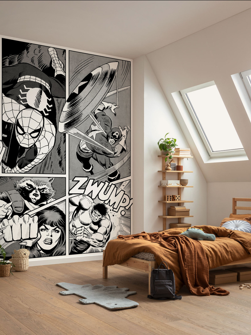 Marvel Classic Comic Panel Monochrome - View 1
