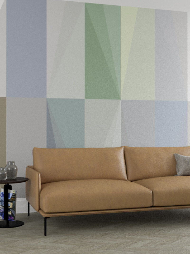 Gem Stone Rhombus grey-bleu - View 1