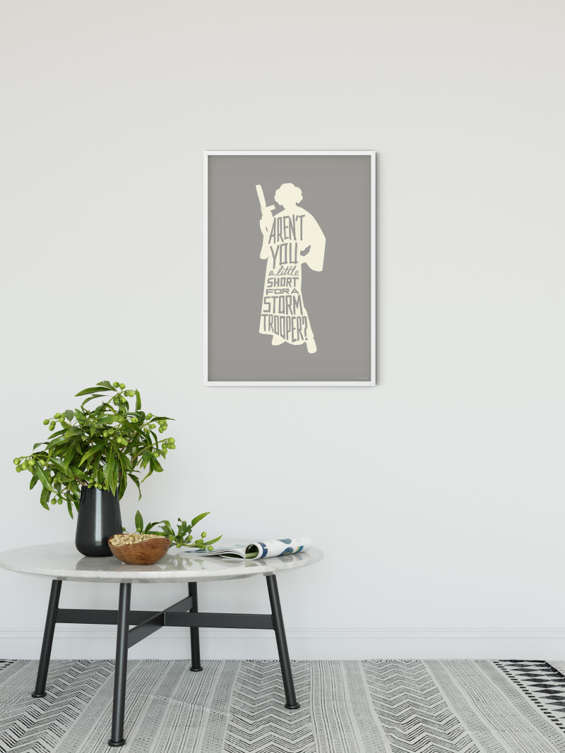 Star Wars Silhouette Quotes Leia - View 1